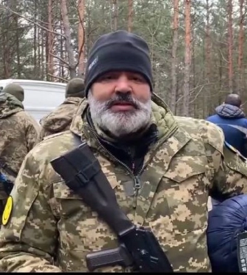 Бійці рівненської ТрО привітали земляків зі святами (ВІДЕО)