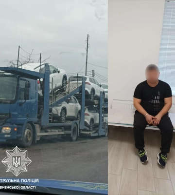 На Рівненщині патрульні допомогли водієві, який не міг викликати швидку під час тривоги