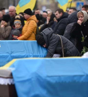 Рівняни віддали останню шану чотирьом полеглим воїнам (ФОТО)