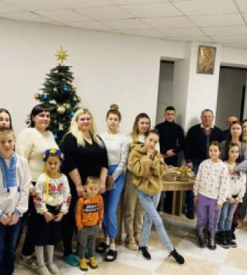 У Львові для жителів модульних містечок організували Святвечір