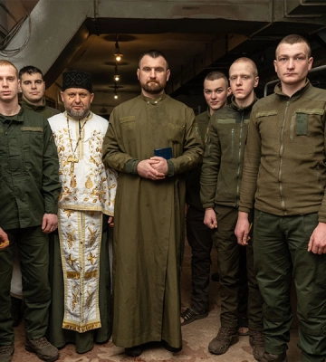 Військові Нацгвардії святкують Різдво Христове за юліанським календарем
