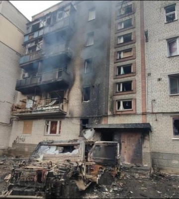 Оккупанты обстреляли Бахмут: есть погибшие, много раненых