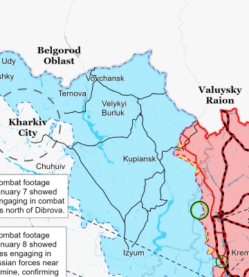 Украинские военные добились успеха возле Кременной - карта боев от ISW