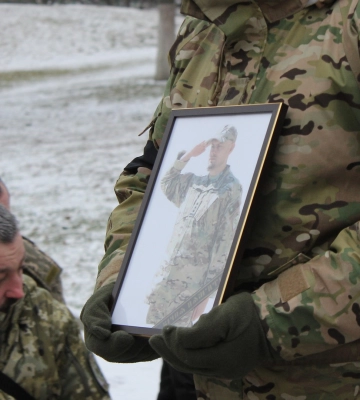 Пограничники провели в последний путь погибшего под Соледаром полковника Юрия Юрчика
