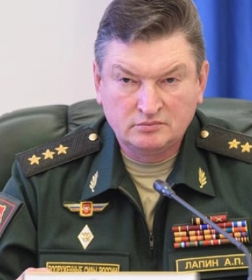 Російського генерала Лапіна призначено головою штабу сухопутних військ РФ