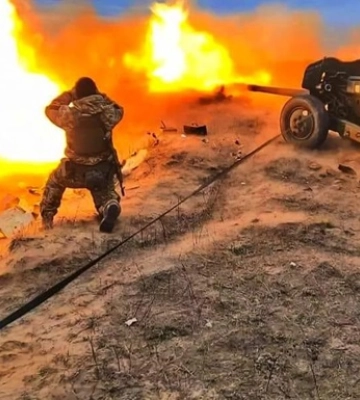 ЗСУ уразили з артилерії катер ворога на річці Дніпро