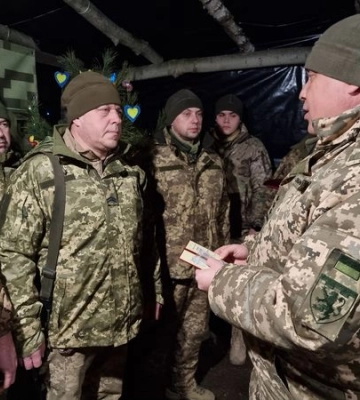 Воїнів 103 бригади ТрО нагородили за участь у визволенні населених пунктів Донеччини