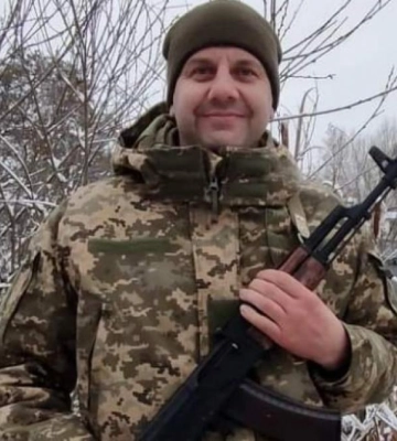 Під час обстрілу біля Бахмута загинув воїн з села на Рівненщині