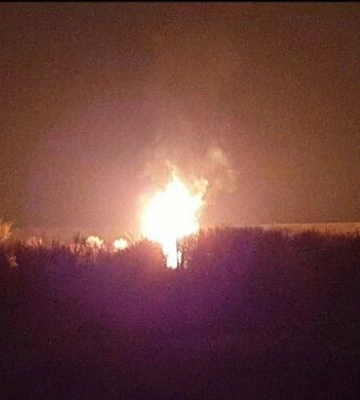 На Луганщине произошел взрыв на газопроводе