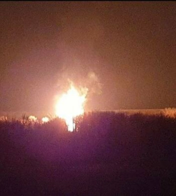 На Луганщине произошел взрыв на газопроводе