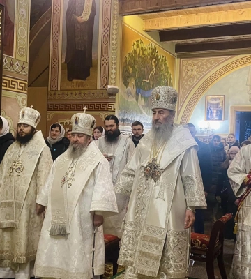 На Володимирщину приїхав предстоятель УПЦ МП Онуфрій