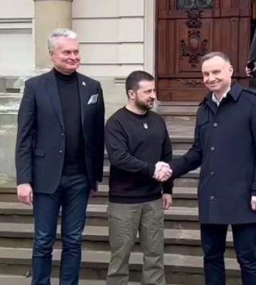 Зеленський, Дуда і Науседа зустрілись у Львові та підписали декларацію Люблінського трикутника