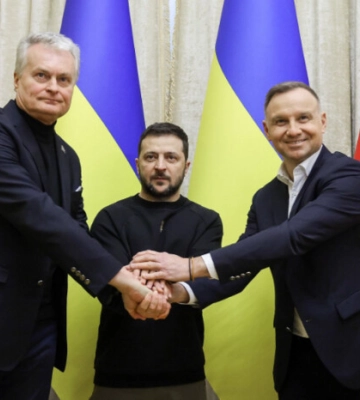 Зеленський підписав спільну декларацію з президентами Польщі та Литви (фото, відео)