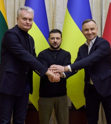 У Львові відбулась зустріч президентів України, Польщі та Литви