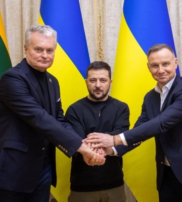 Зеленський у Львові проводить зустріч з Дудою