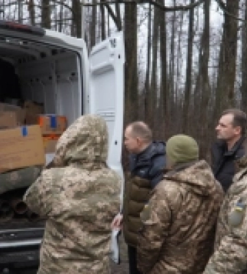 Волинській теробороні передали допомогу з Володимира