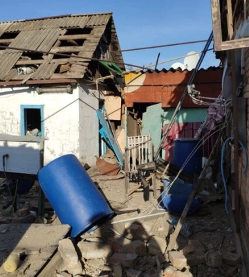 російські війська обстріляли Марганець, є поранений