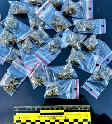 На Закарпатті офіцер поліції виявив у закарпатця понад 20 пакетів з наркотиками (ФОТО)