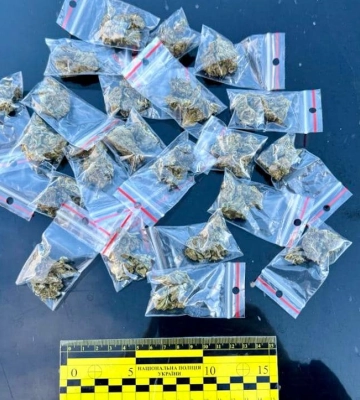 На Закарпатті офіцер поліції виявив у закарпатця понад 20 пакетів з наркотиками (ФОТО)
