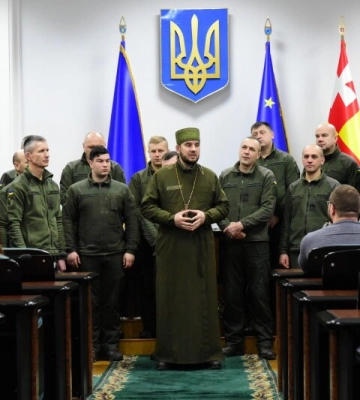 У Луцькій міській раді колядували військовослужбовці Національної гвардії України