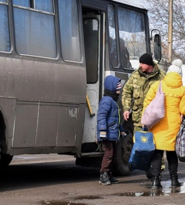 Из Орехова в Запорожье запустили бесплатные эвакуационные автобусы