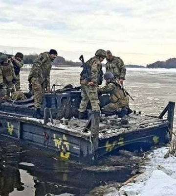 Карта боевых действий в Украине 8 января