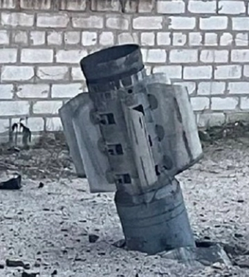 Окупанти вночі атакували касетними боєприпасами південні околиці Запоріжжя. ФОТО