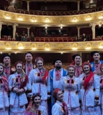 Волинський народний хор колядував у Львівській опері. ФОТО, ВІДЕО