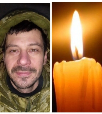 У Луцьку прощатимуться з прикордонником Вадимом Гошком, який загинув біля Соледару
