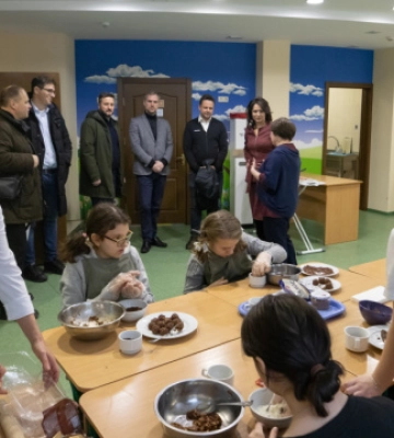 Мэры четырех европейских столиц посетили в Киеве центр реабилитации детей с инвалидностью