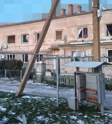 В Очаковской общине из-за обстрелов ранен местный житель