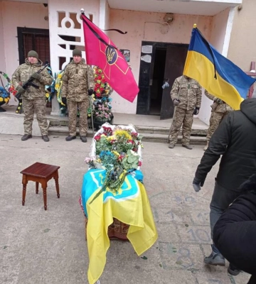 У Долинській попрощалися із загиблим військовим 