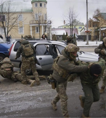 СБУ тренувала затримання ворожої ДРГ на енергооб&#039;єкті