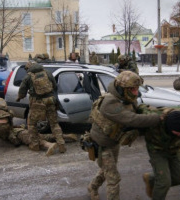 СБУ провела військові тренування поблизу білорусі (відео)