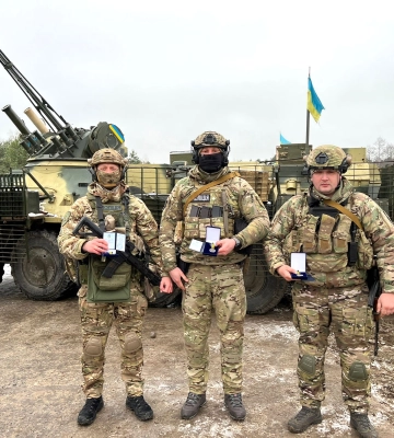 Трьох поліцейських Рівненщини нагородили відзнаками «За службу та звитягу»