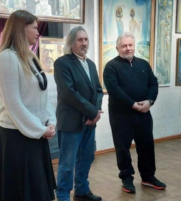 Пів століття творчого шляху: у Рівному презентували виставку картин Василя Наумця (ВІДЕО)