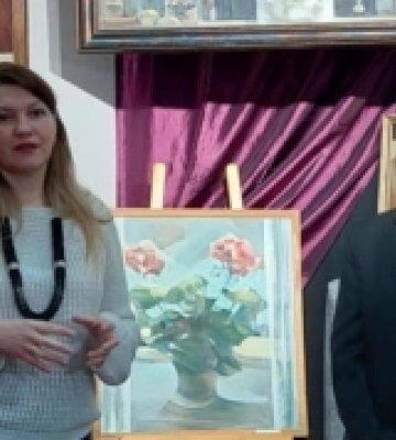 Пів століття творчого шляху: у Рівному презентували виставку картин Василя Наумця (ВІДЕО)
