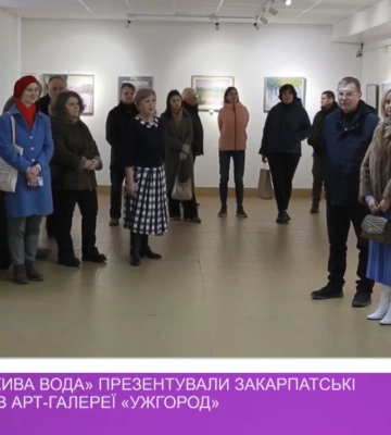 Закарпатські митці представили виставку, присвячену воді