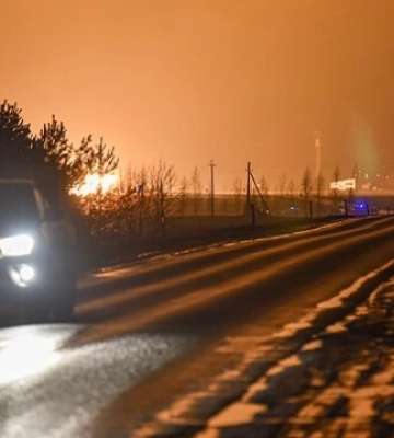 У Литві стався вибух на газопроводі, триває пожежа