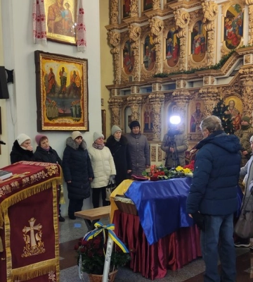 У Полтаві попрощалися із військовим Дмитром Гуржієм