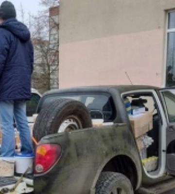 З Вараша бійцям у Соледар відправили гуманітарний вантаж