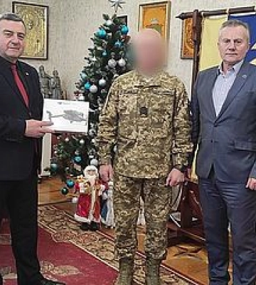 Дубенська міська влада забезпечила квадрокоптером 54-й окремий стрілецький батальон