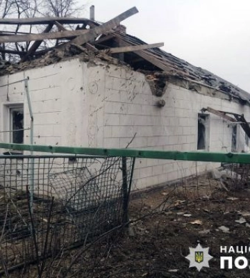 Запорізька поліція показала наслідки ворожих обстрілів