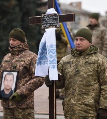 У Рівному попрощалися з молодим добровольцем, який загинув на Донеччині