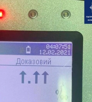 Драгер показав у небо: в центрі Луцька спіймали п’яного водія Mercedes
