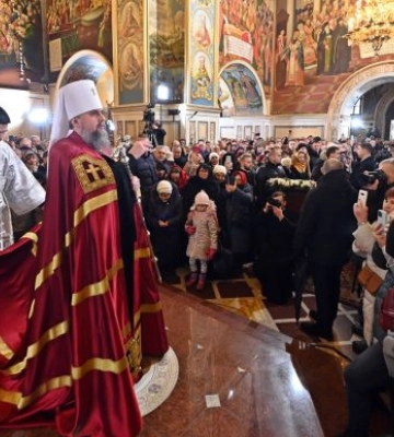 Епіфаній на Водохреще служитиме у Київській Лаврі