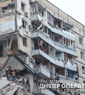 Внаслідок ракетного удару по Дніпру 19-річна дівчина втратила око