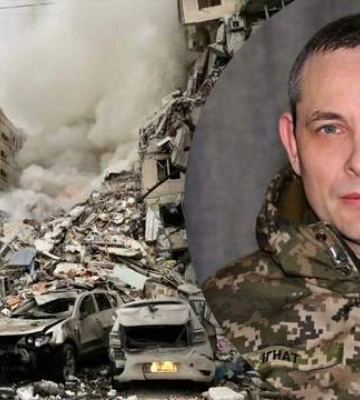 Воздушные силы объяснили, почему не могли сбить ракету, попавшую по многоэтажке в Днепре