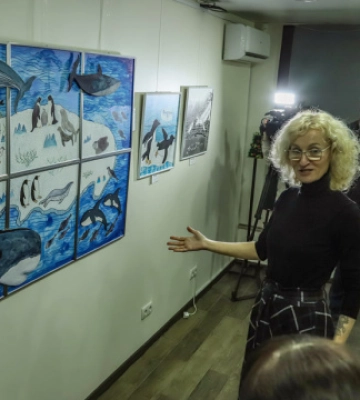 В Одесі відкрилася виставка художніх робіт випускників «Антарктичної школи»