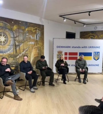 Датская делегация передала Николаевщине генераторы